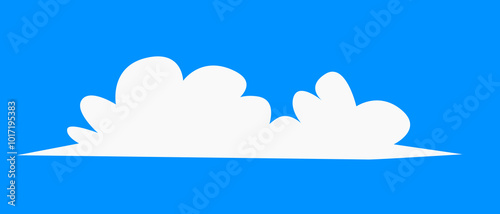 set of clouds element  for illustration decoration white sky with other variant