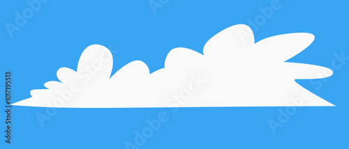 set of clouds element  for illustration decoration white sky with other variant