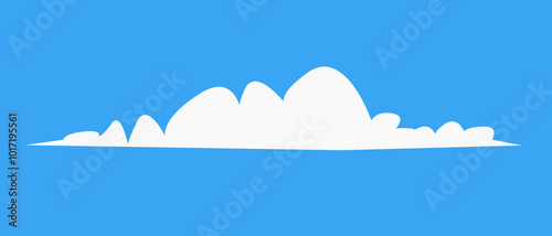 set of clouds element  for illustration decoration white sky with other variant