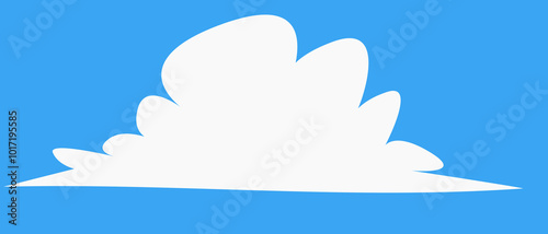 set of clouds element  for illustration decoration white sky with other variant