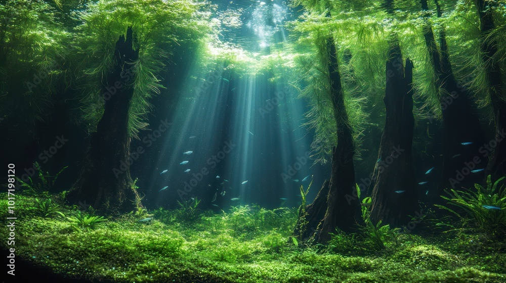 Obraz premium Underwater Forest