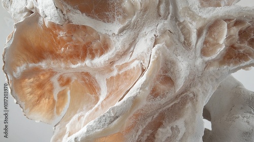 Wallpaper Mural Abstract Texture of a Pink and White Mineral Torontodigital.ca
