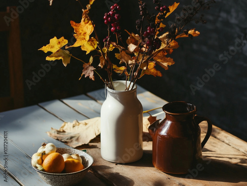 Fall vibes with a touch of natural charm photo