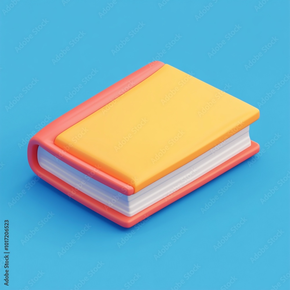 3D Book Fair Icon: Event for Buying and Selling Books Illustration Logo 3D Book Fair Icon: Event for Buying and Selling Books Illustration Logo