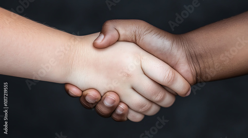 handshake between two people