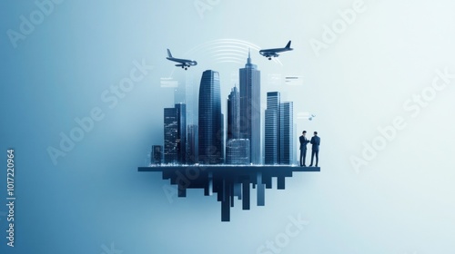 Innovative Urban Development The Future of Smart Cities and Connectivity #1017220964