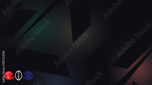  abstract pattern with ball rugby with RGB color , suitable for  sport background and american football background