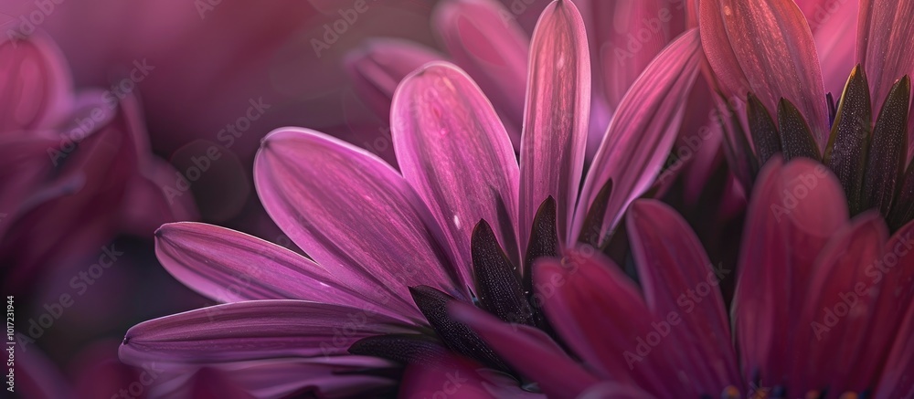 Close Up of Osteospermum Plant Close Up of Osteospermum Plant