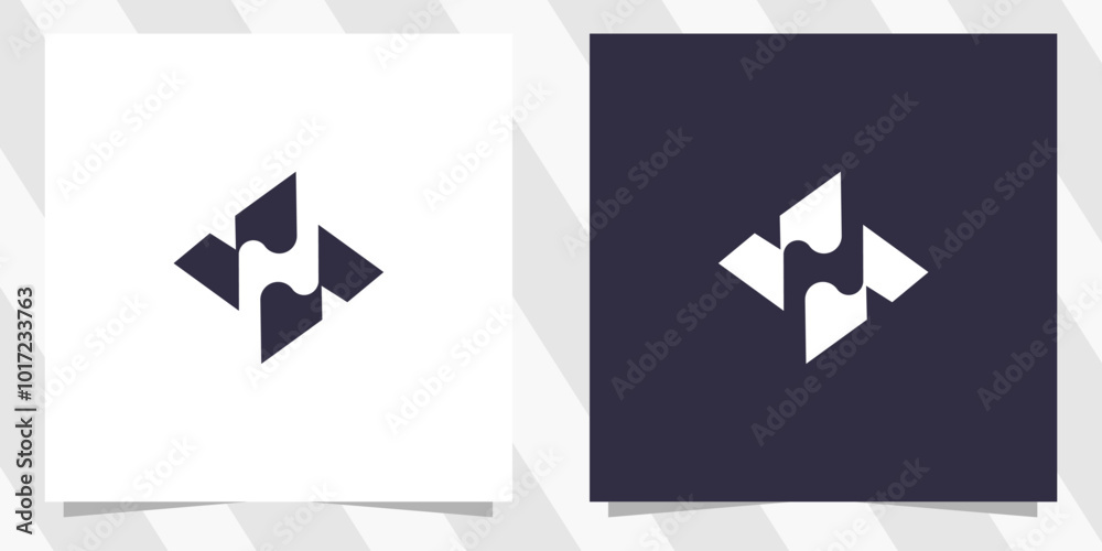 Letter n logo design vector Letter n logo design vector