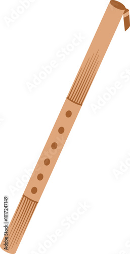 wooden flute