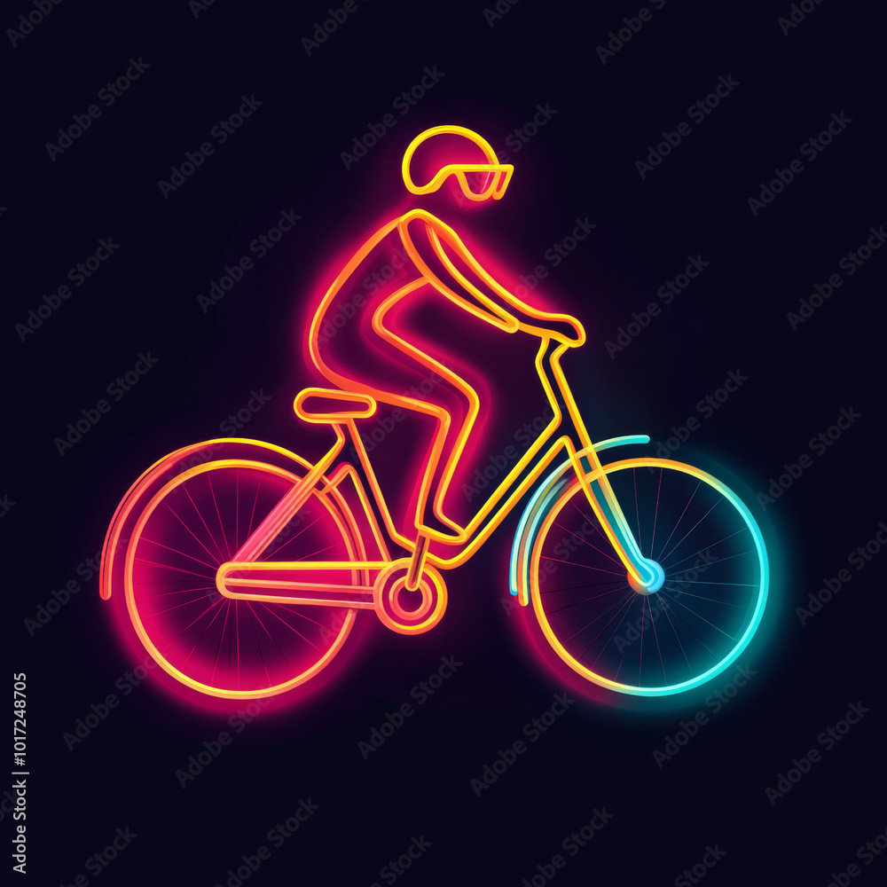 Fototapeta premium vector_logo_concept_for_a_bike