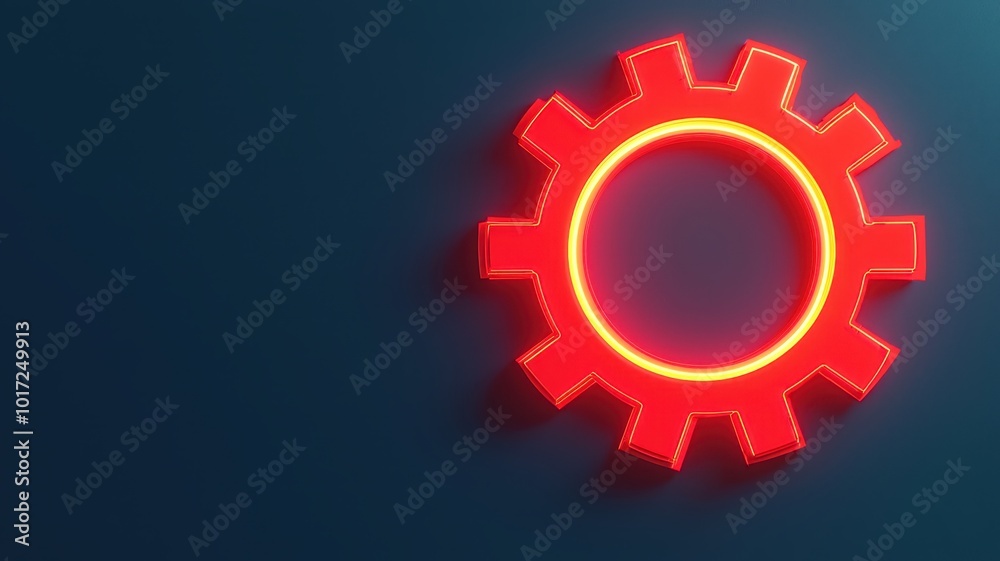 Innovation in Motion - Glowing Gear with Abstract Arrows Pointing in Multiple Directions, Symbolizing Flexibility in Continuous Improvement Innovation in Motion - Glowing Gear with Abstract Arrows Pointing in Multiple Directions, Symbolizing Flexibility in Continuous Improvement