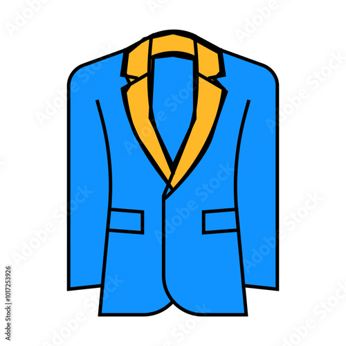 tuxedo outerwear male line icon vector. tuxedo outerwear male sign. isolated symbol illustration