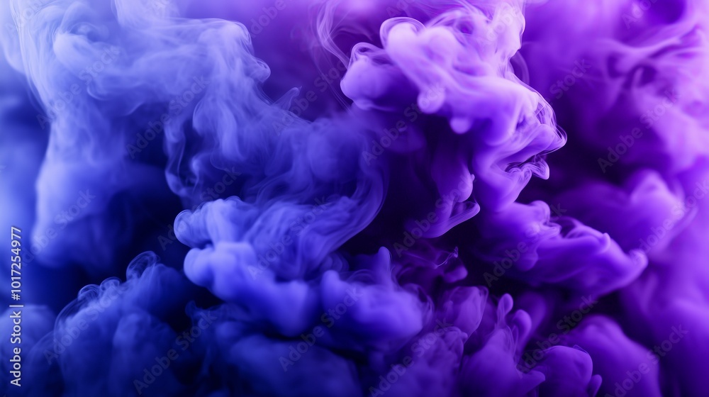 Swirling galaxy ink drops swirling in water, deep blues, purples, fluid motion, macro shot. AI generated Swirling galaxy ink drops swirling in water, deep blues, purples, fluid motion, macro shot. AI generated