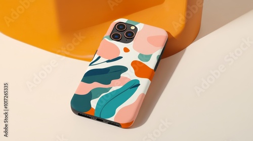 Custom designed smartphone case, tech gift, 3D render