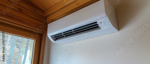 Air conditioning source heat pump split installed