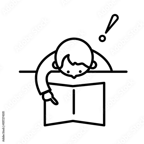 理解して勉強する子どものイラスト　