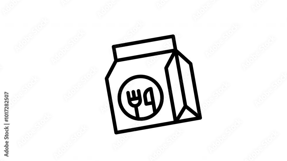 lunch delivery animated icon lunch delivery animated icon