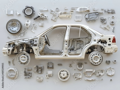 Automakers adopting circular economy practices by designing cars for easy disassembly and material recovery at the end of their lifecycle.