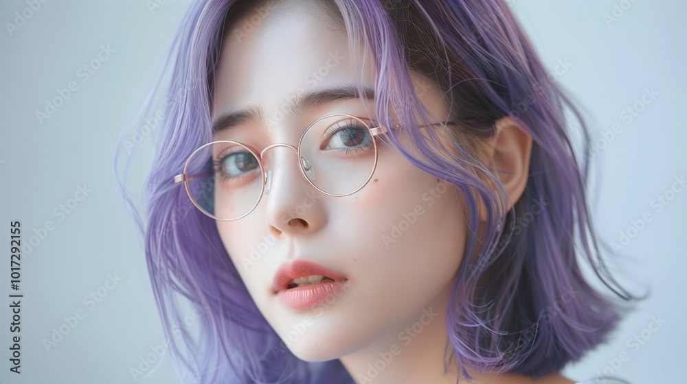 Naklejka premium 若いファッションモデル