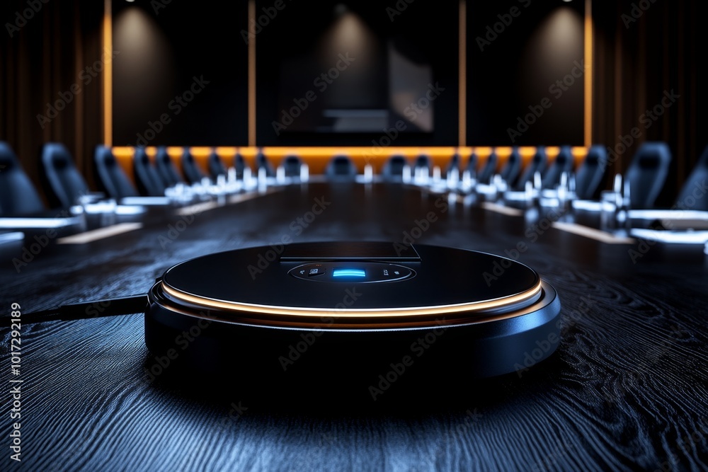 Realistic depiction of a company meeting where an insider is recording the conversation on a hidden device, preparing to leak sensitive information Realistic depiction of a company meeting where an insider is recording the conversation on a hidden device, preparing to leak sensitive information