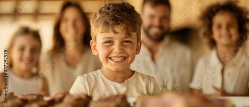 Joyful Family Gathering with Delicious Home-Cooked Meals Celebrating Togetherness
