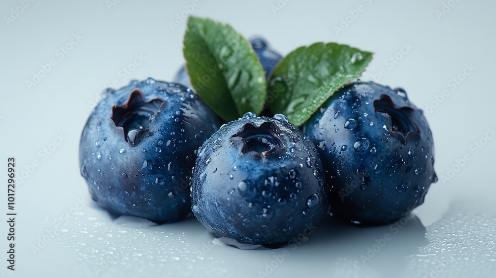 Blueberries, isolated on a white background, vibrant color, no shadows Blueberries, isolated on a white background, vibrant color, no shadows