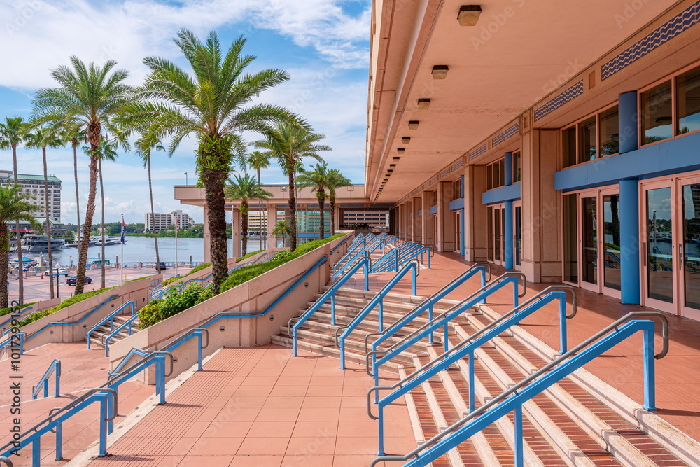 Tampa Convention center near the waterfront Florida.