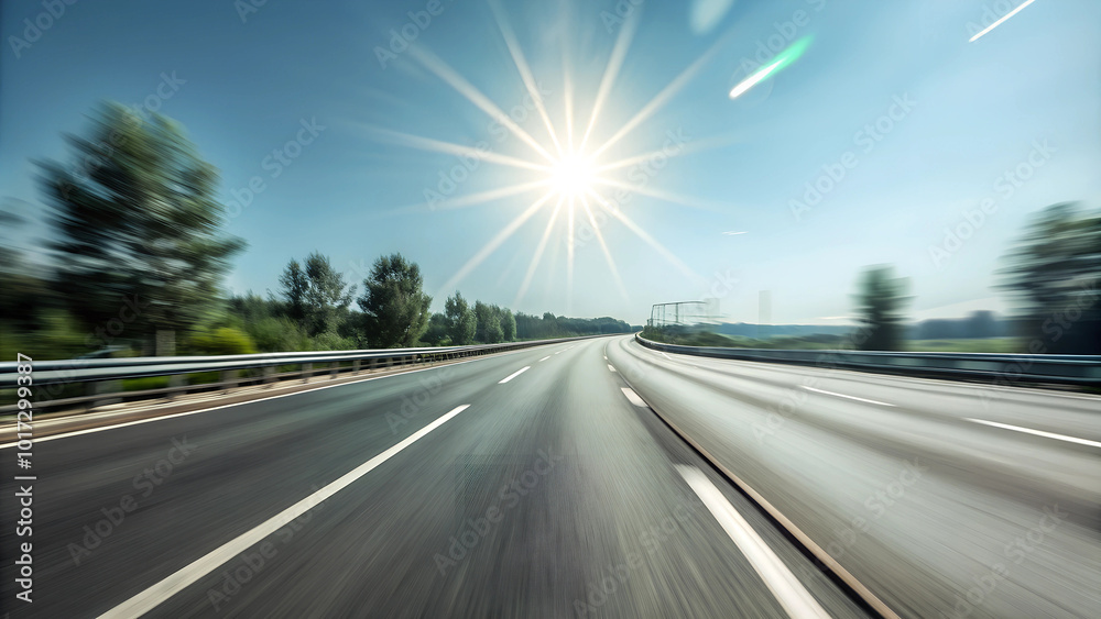 car driving on highway car driving on highway