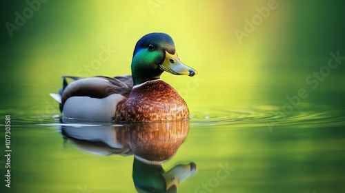 Blue billed duck photo