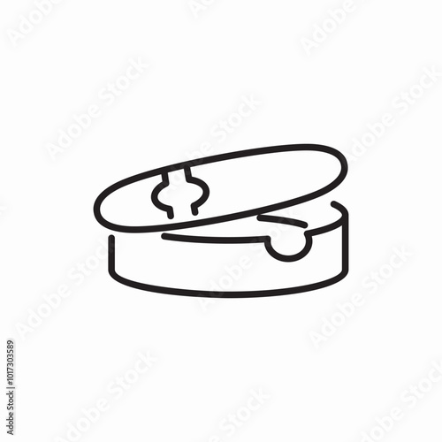 cigarette and ashtray icon sign vector