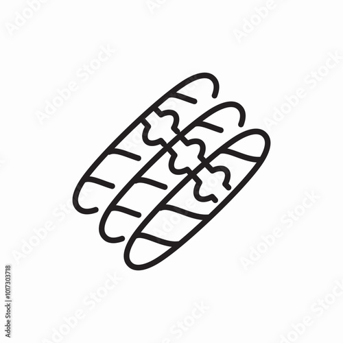 cigarette flat smoke icon sign vector