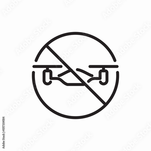 no drone shooting icon sign vector