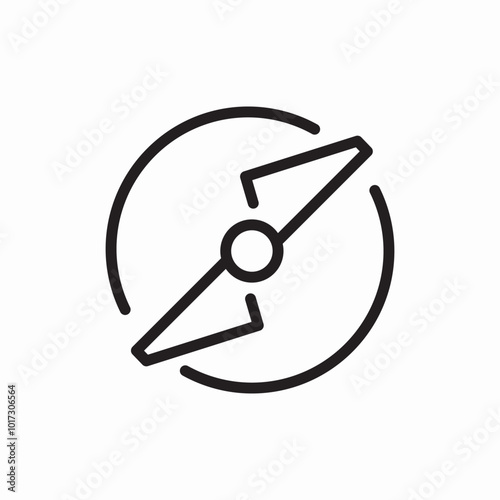 drone propeller icon sign vector