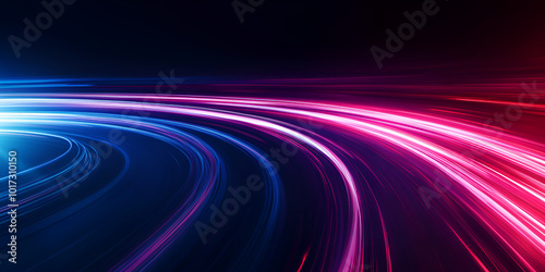 Abstract Light Wave Trails