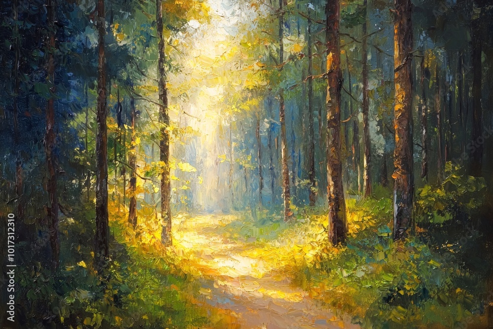 Obraz premium Abstract oil painting illustration background created with Generative AI