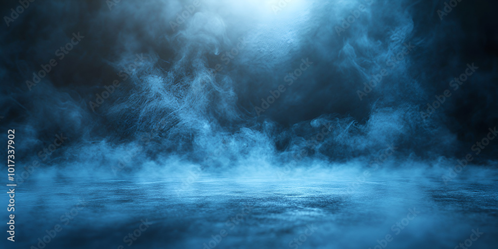 Mystical Fog over Calm Lake