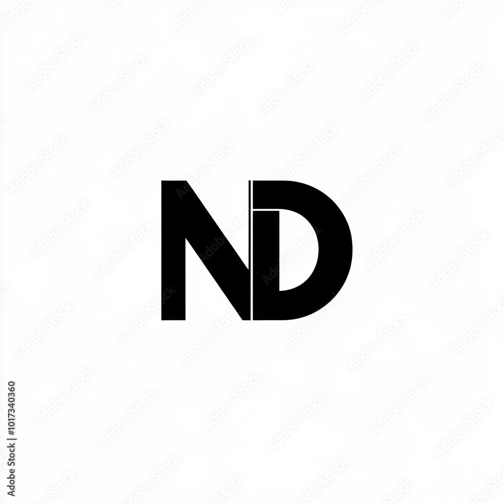 A minimalist black and white logo featuring the letters A minimalist black and white logo featuring the letters