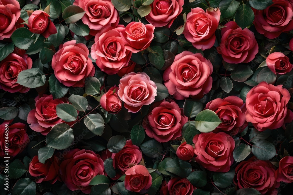 germany pattern of red roses for background germany pattern of red roses for background