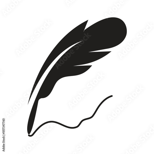 Feather Logo Icon