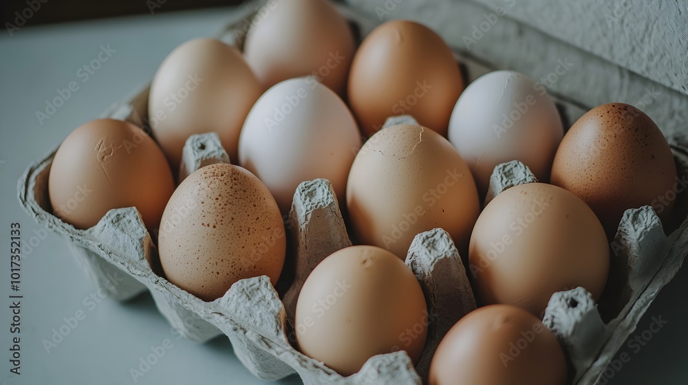 Rustic and natural packaging design for organic free range eggs from a local farm Eco friendly and sustainable food product showcasing the fresh healthy Rustic and natural packaging design for organic free range eggs from a local farm Eco friendly and sustainable food product showcasing the fresh healthy