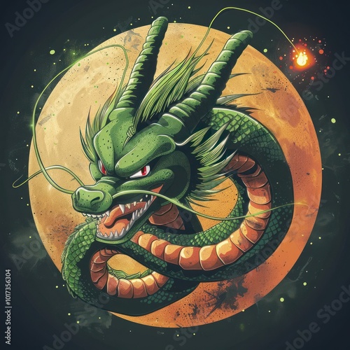 shenlong dragon ball design photo