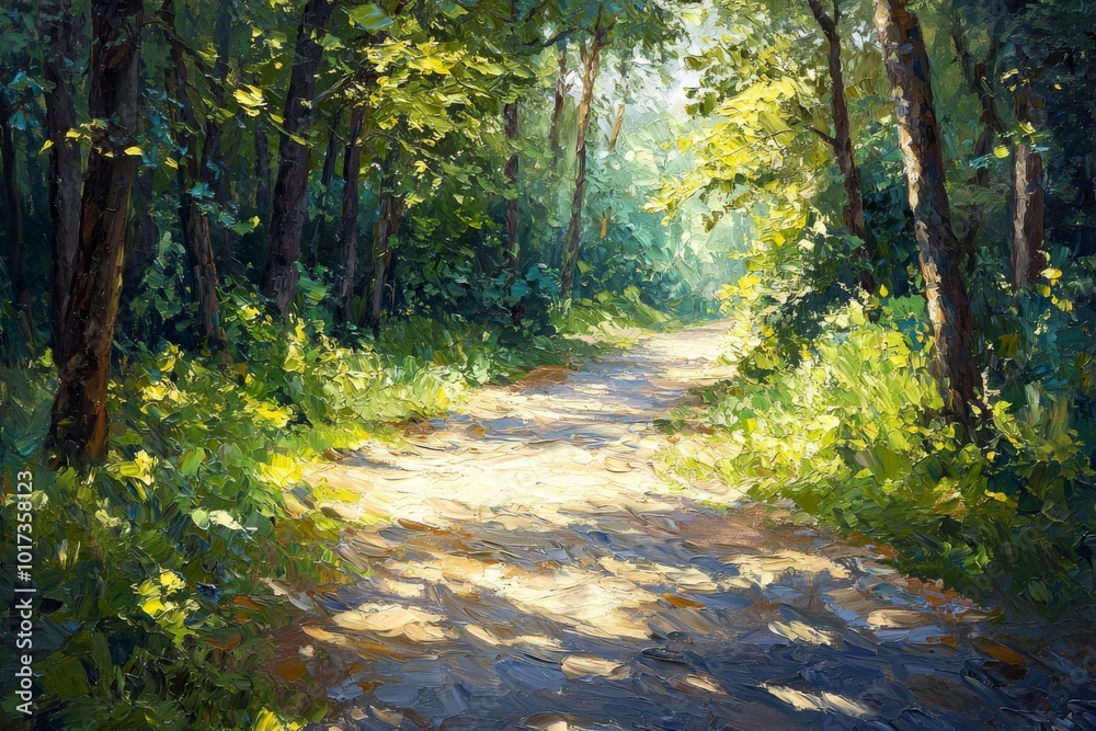 Obraz premium Abstract oil painting illustration background created with Generative AI