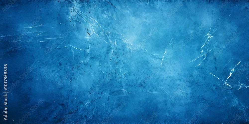 Fototapeta premium A blue background with a blue and white ice sculpture