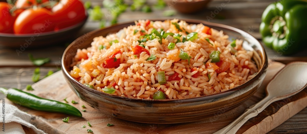 Mexican Style Spanish Rice with Vegetables Mexican Style Spanish Rice with Vegetables