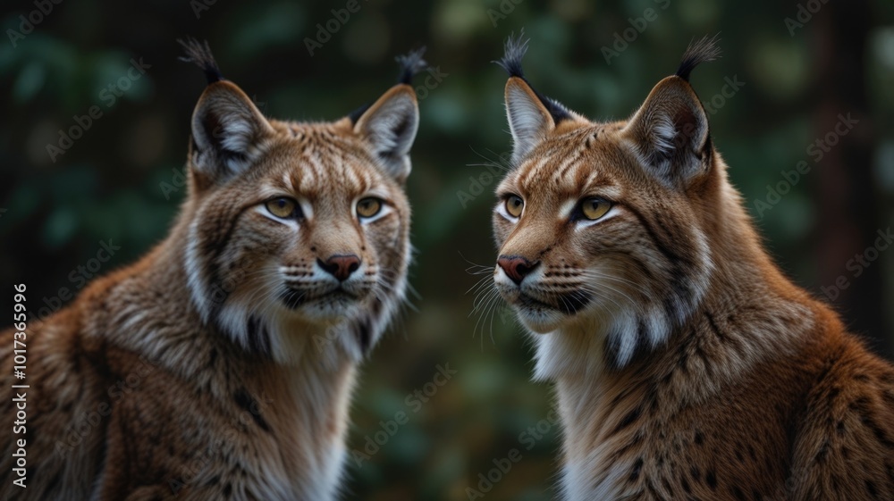 Group of lynx Group of lynx