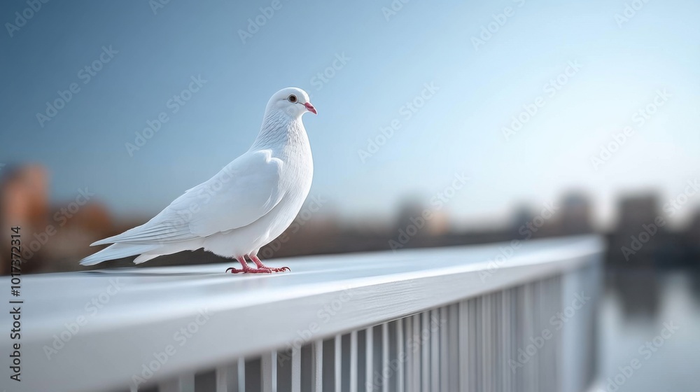White Dove Symbolizing Peace and Freedom White Dove Symbolizing Peace and Freedom