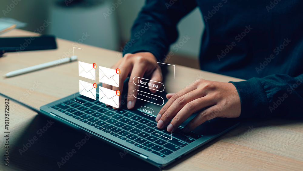 security email document information business login file folder, management cybersecurity technology, concept digital security corporate database professional company, connection laptop server cloud