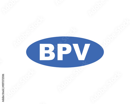 BPV Logo design vector template. BPV photo