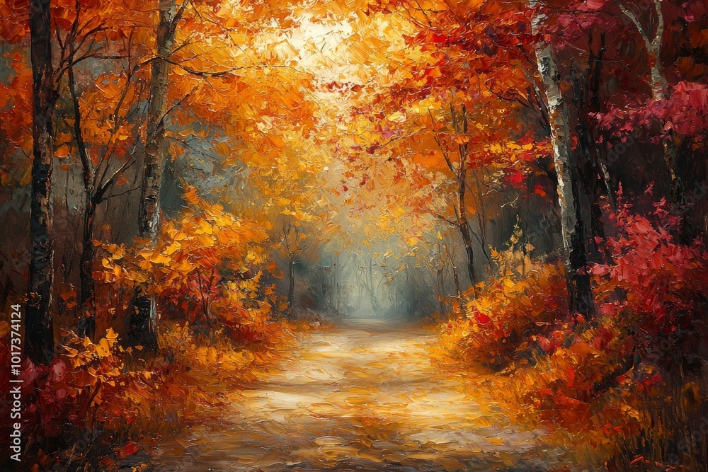 Abstract oil painting illustration background created with Generative AI Abstract oil painting illustration background created with Generative AI